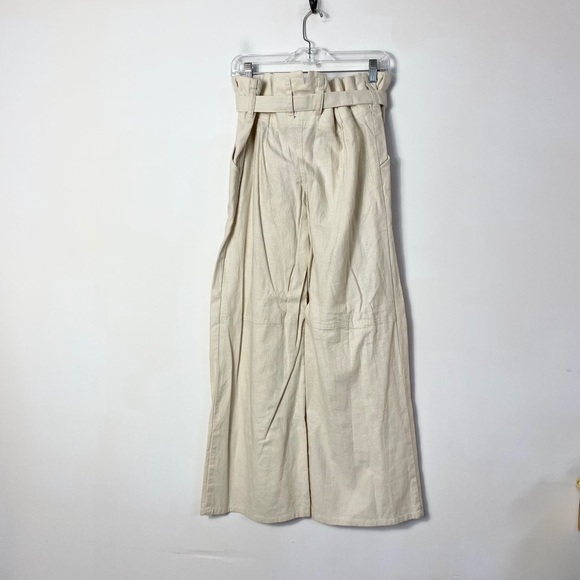 BCBGeneration NWT stone tie waist maxi linen pants - Picture 4 of 8